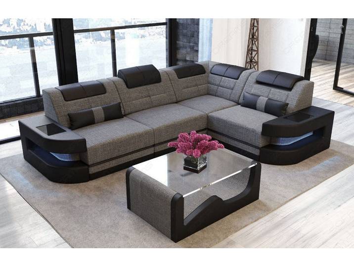 Stoff Ecksofa Como L-Form