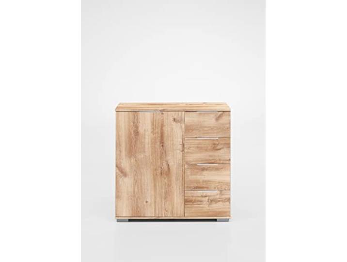 möbelando Kombikommode >Easy Plus< (BxHxT: 81x83x41 cm) in Plankeneiche - 81x83x41 (BxHxT)
