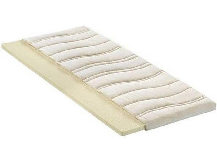 Linea Natura Topper Waldgrün Latex, Weiß, 80x200 cm, Made in Austria, Über- und Sondergrößen erhältlich, Bezug abnehmbar/waschbar, optimale Belüftung, für verstellbare Lattenroste geeignet, atmungsaktiv, alternative Größen erhältlich, Schlafzimmer, Matratzen Shop, Matratzenzubehör, Topper