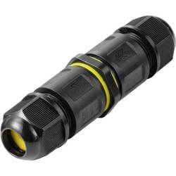 TRU COMPONENTS Kabelverbinder IP68 wasserdicht, push-In 3polig, 0,5 - 2,5 mm² TC-14745240 Schwarz TRU COMPONENTS Inhalt: 1 St.