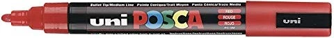 POSCA uni-ball PC-5M Acrylstift rot 1,8 - 2,5 mm, 1 St.