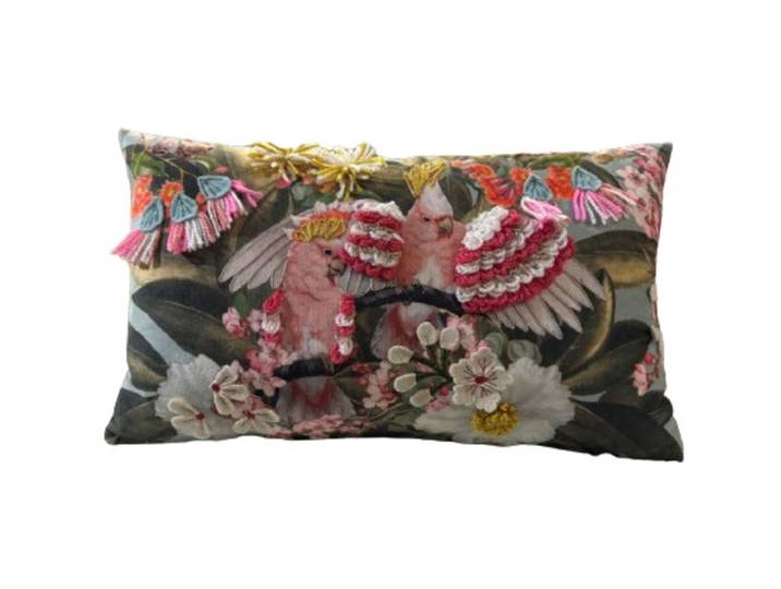 Zierkissen Hawaiian Mood multicolor Baumwolle B 30 T 50 cm