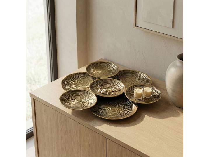 Dekoschale Tatta Ø 44cm Gold/Gold