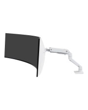 Ergotron HD Befestigungskit Gelenkarm Spannbefestigung für Tisch Tischplattenbohrung LCD-Display / Curved Constant Force motion weiß Bildschirmgröße: up to 124 cm 49" (45-647-216)