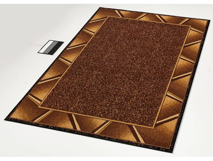 Brücken und Teppiche mit ansprechender Bordüre, Braun, Größe 288 (Teppich, 240x330 cm)