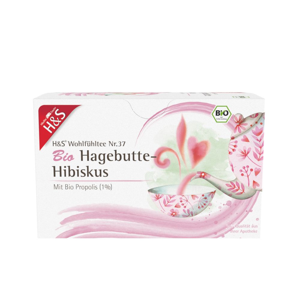 H&S Bio Hagebutte-Hibiskus Filterbeutel 20x3 g