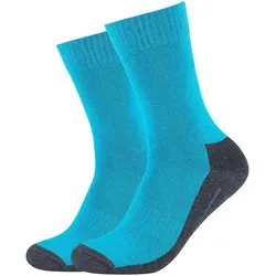 2er Pack camano Pro Tex Crew Funktionssocken 0032 - turquoise 35-38