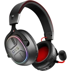 OXS Storm G2 Wireless Gaming Headset 7.1 Virtual Surround Sound (Kabelgebunden, Kabellos), Gaming Headset, Schwarz