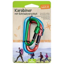 Moses Expedition Natur - Karabiner mit Schraubverschluss