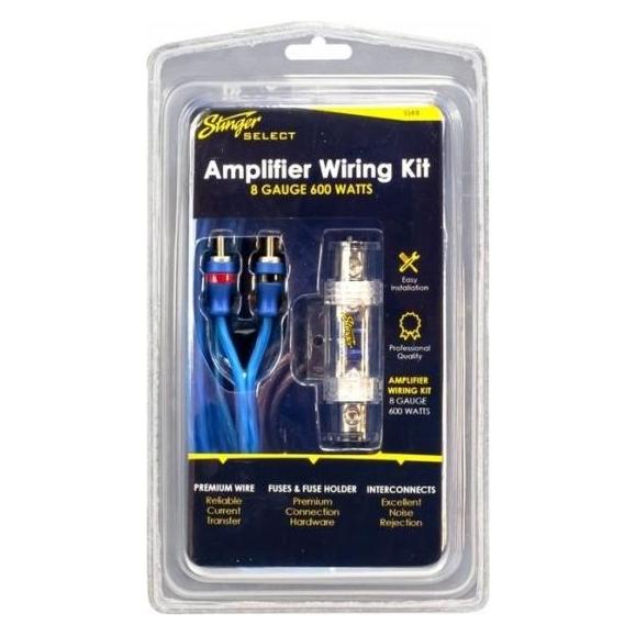 Stinger Kabelkit 2-kanals 10mm2 600w (SSK8)