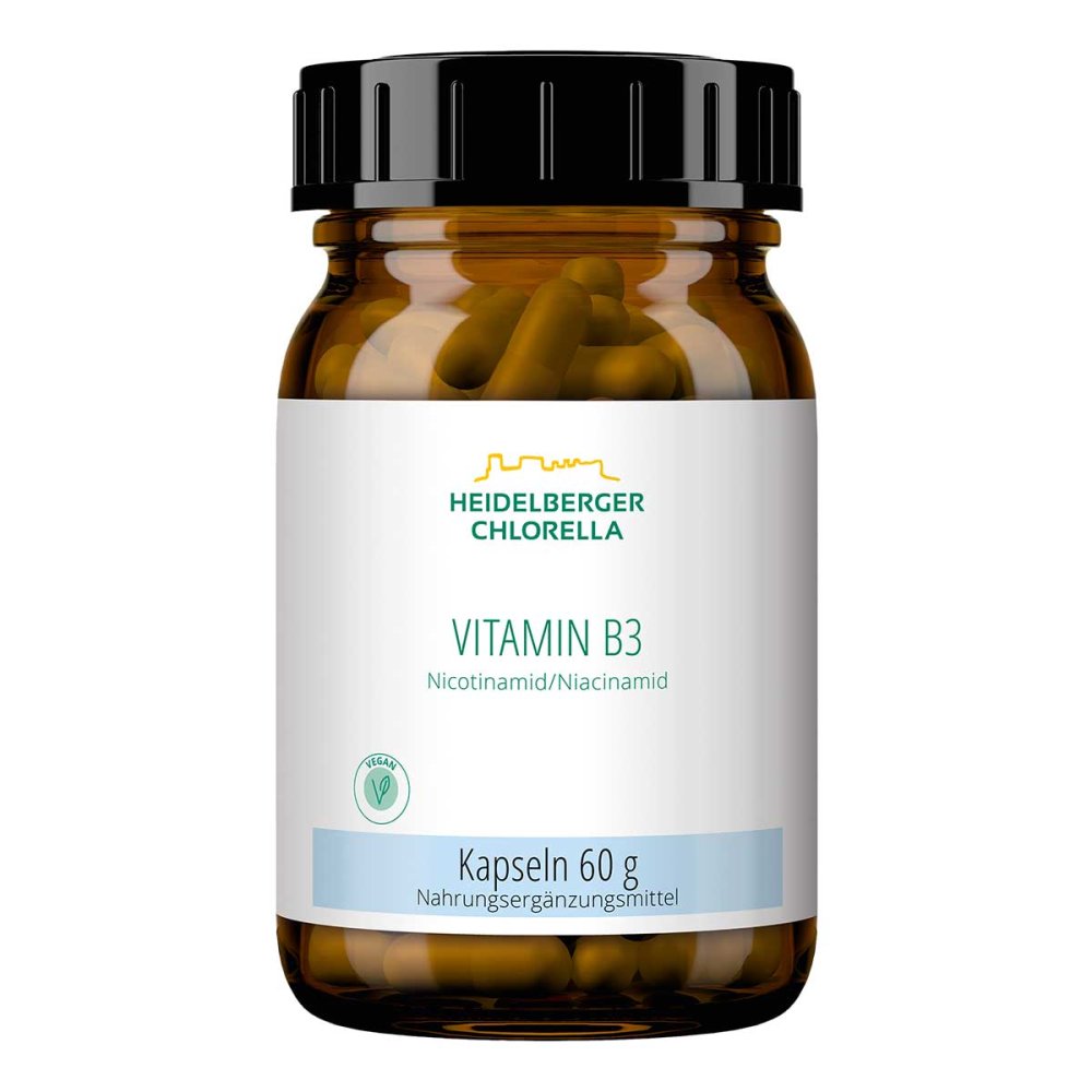 Heidelberger Chlorella GmbH Vitamin B3 Nicotinamid Kapseln 09460772