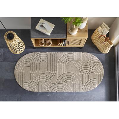 Teppich "Sand Twist", bunt, B:70cm H:9mm L:150cm, Polyamid, WASH+DRY BY KLEEN-TEX, Teppiche, Teppich