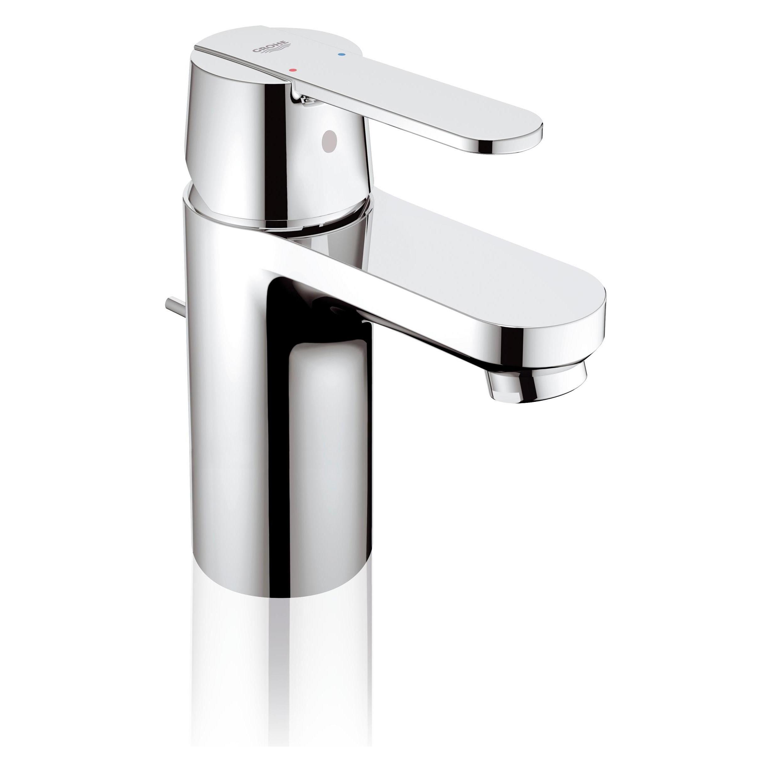 Grohe Get Lavaboarmatur, S-Size, wassersparend, mit Zugstangen-Ablauf, chrom (32883000)