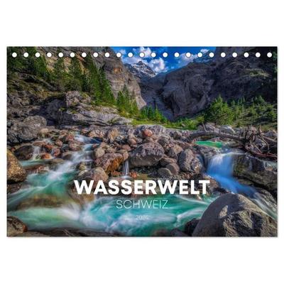 Wasserwelt Schweiz (Tischkalender 2027 DIN A5 quer), CALVENDO Monatskalender