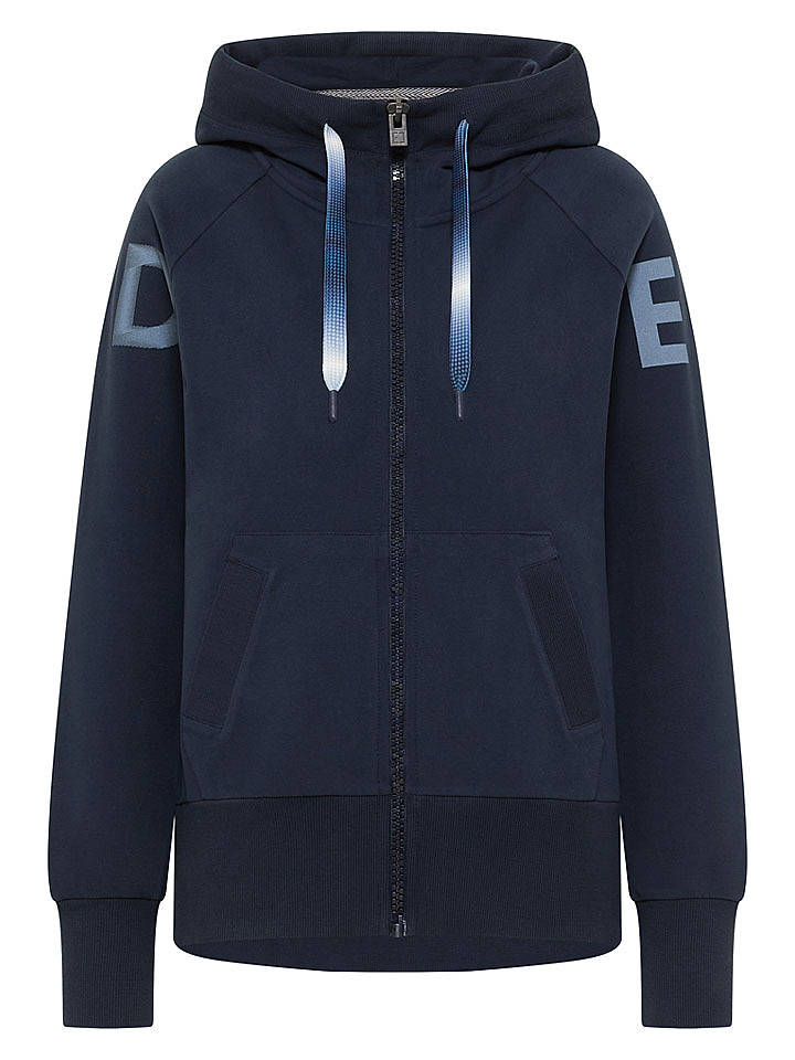 ELBSAND Sweatjacke "Kala" in Dunkelblau - M