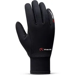 ROECKL SPORTS Herren Handschuhe Pino, Größe 9,5 in Schwarz Schwarz