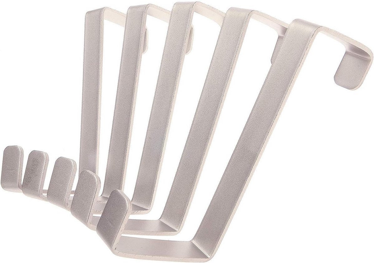 10x Over Deur Haken RVS - Extra Sterke en Duurzame Deurhangers voor Kleding en Handdoeken