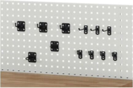 Rau Hakenset für Lochplatte WB 12-teilig (09-WB-Set12)