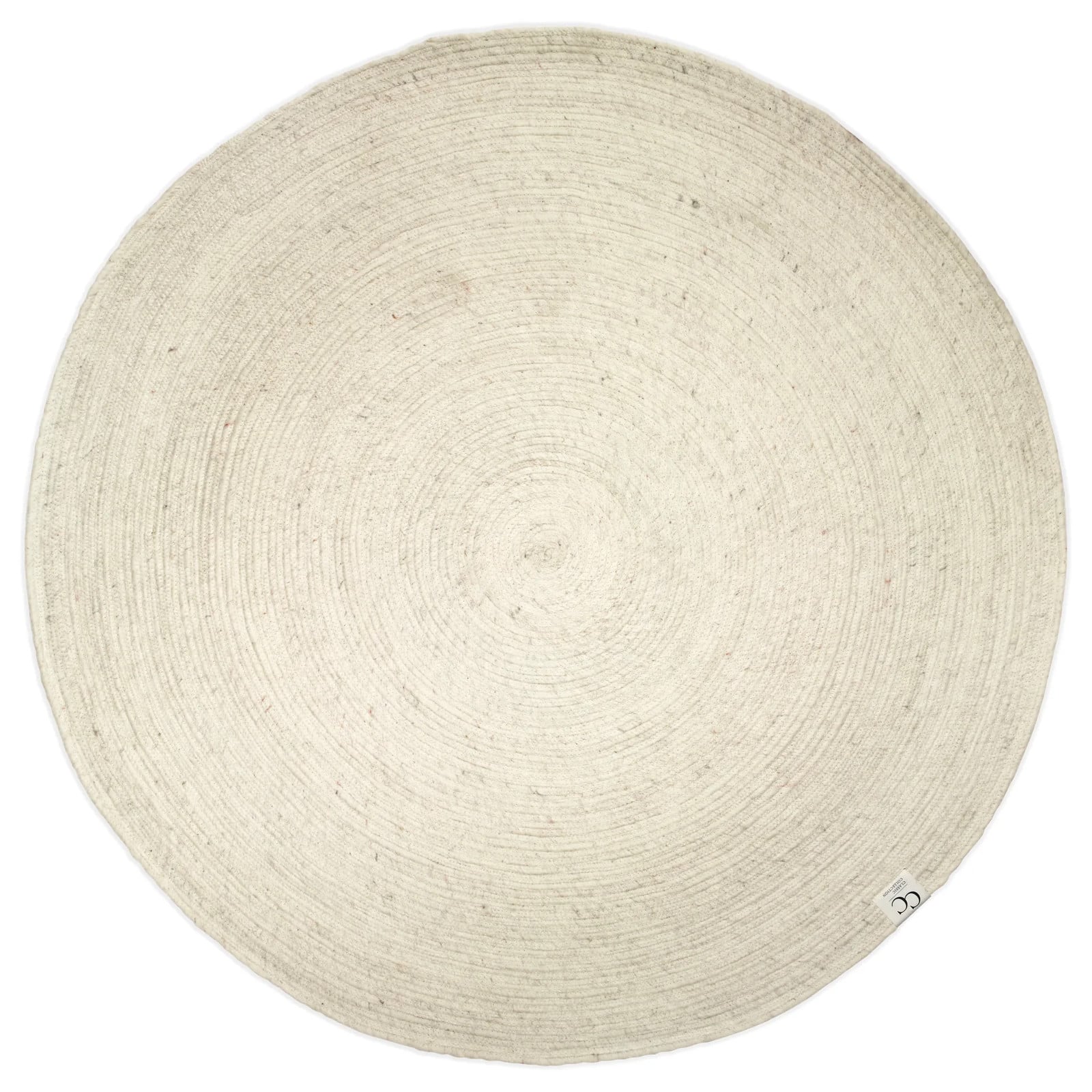 Classic Collection Merino wollen vloerkleed rond Wit Ø160 cm