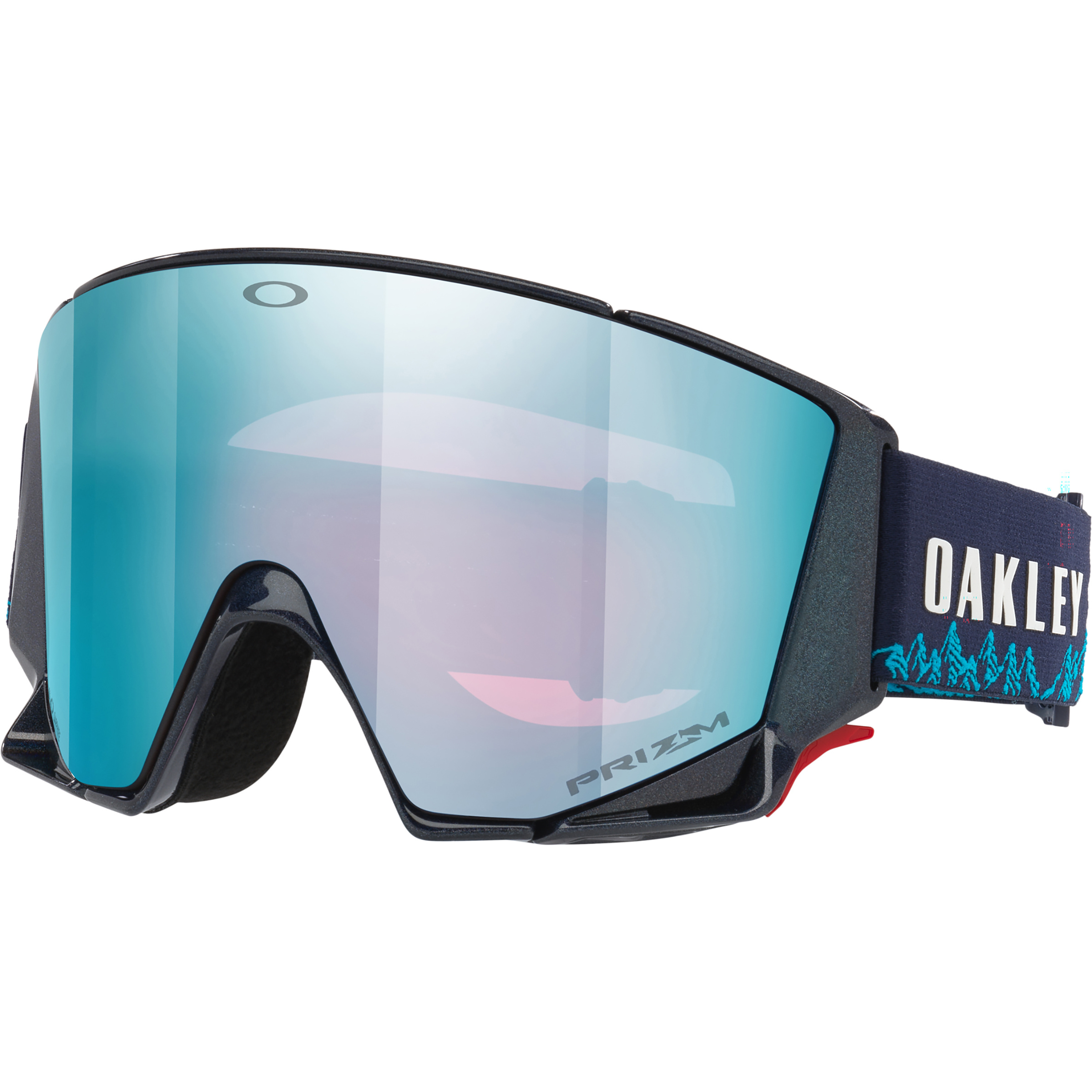 Oakley Flow Scape M Skibrille Skibrillen blau Trekking