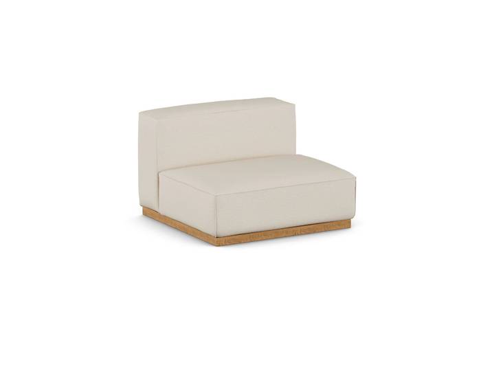 1898 Bergsdal Sessel Same Beige 6670-Eiche gebeizt, 1,5-Sitzer