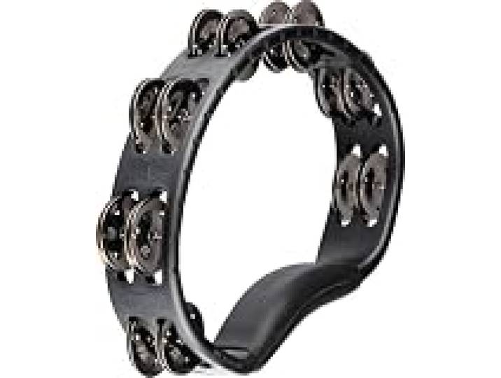 Meinl Tambourin main HTMT1BK, cymbalettes acier - Tambourin