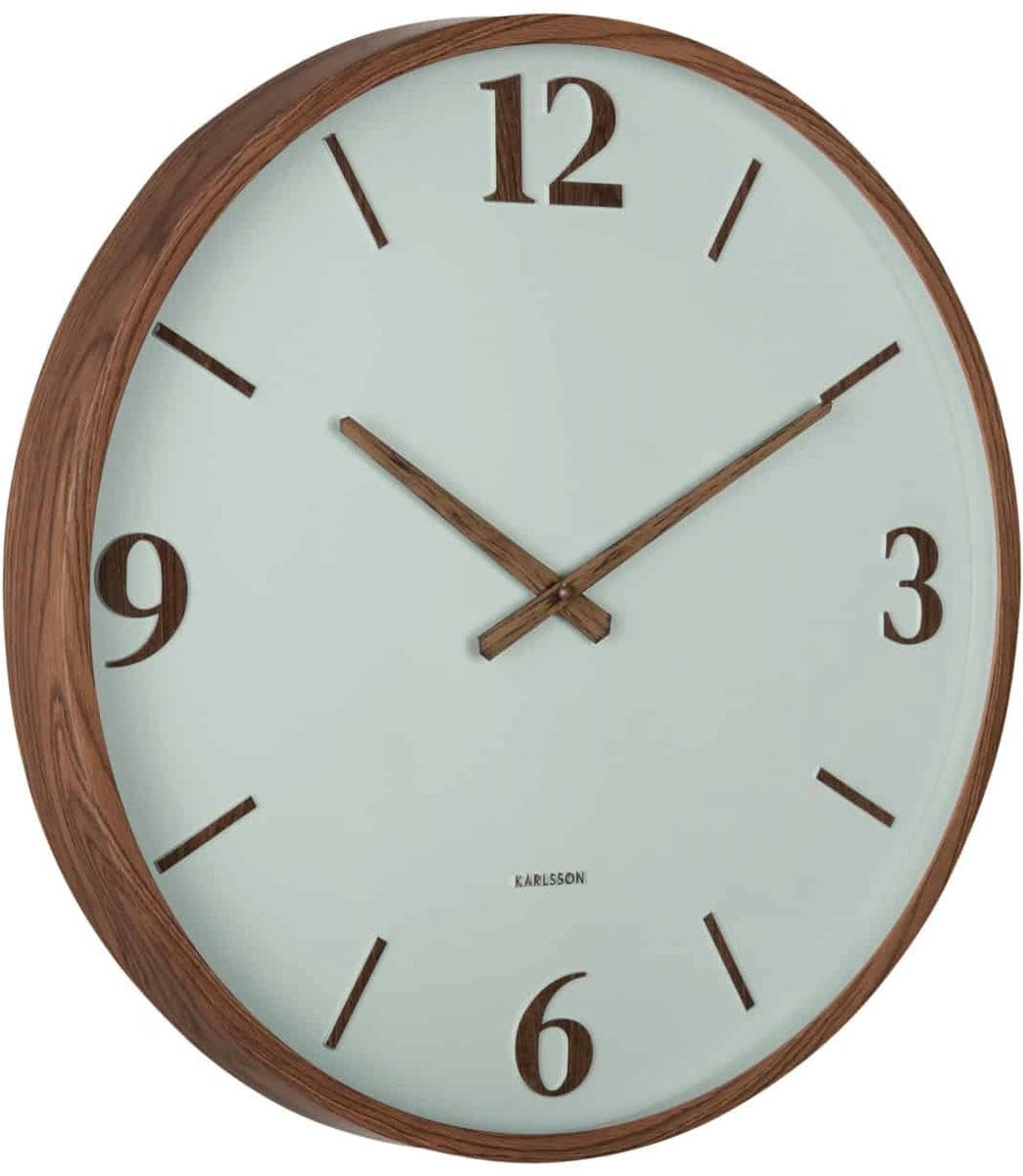 Karlsson Wandklok Detalle Large Grijsjade Analoog Modern Diameter: 50,8 cm