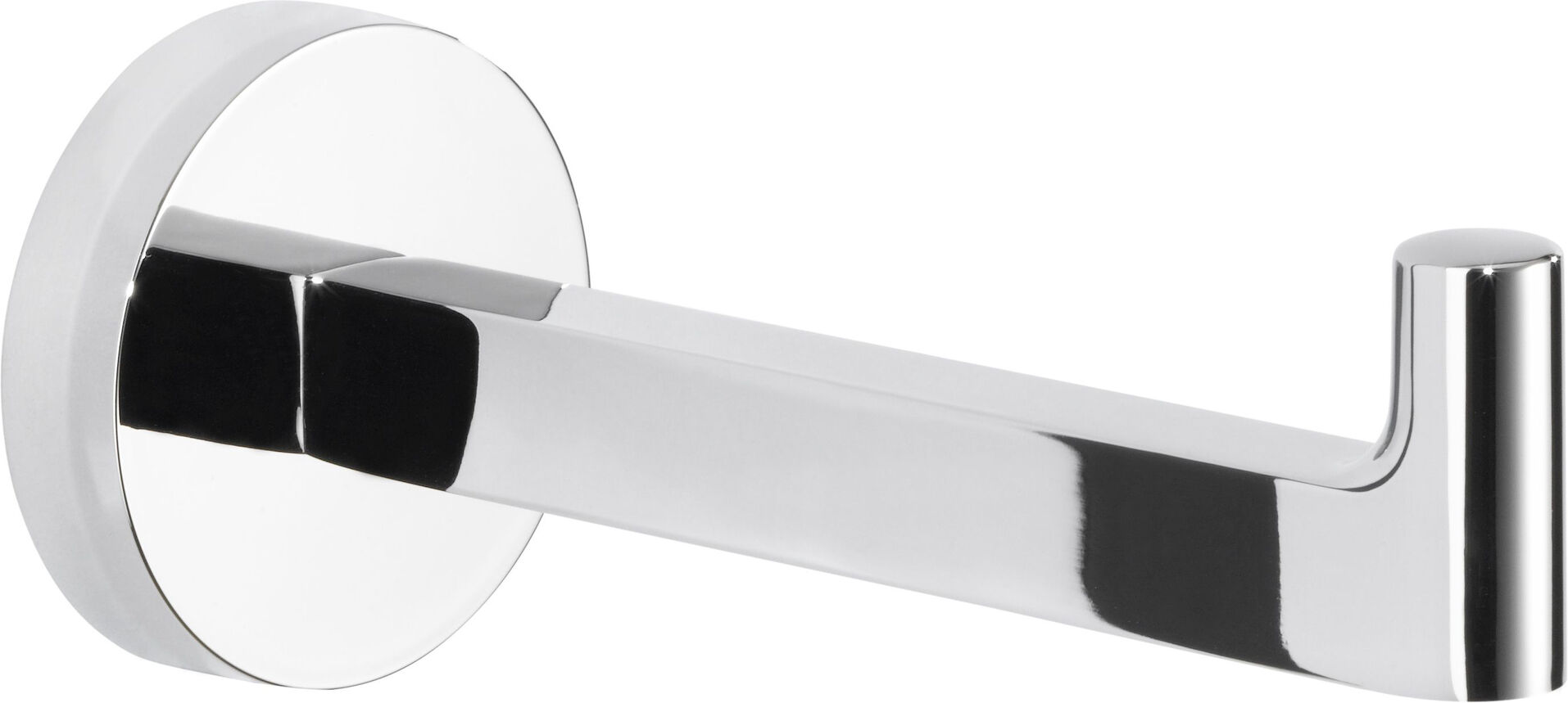Premium Porte-rouleau de rechange nwb 134 mm, fixation adhésive ou par perçage, chromé