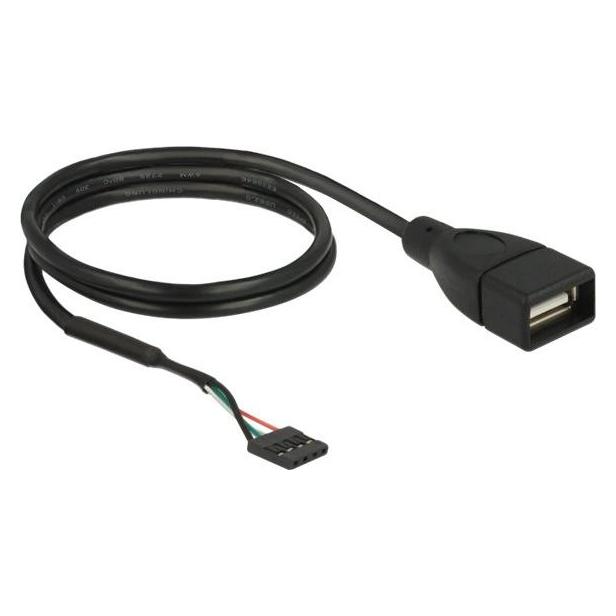 Delock USB Kabel 60cm (60 cm, USB 2.0) (85671)