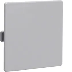 Hager Endstück  LKG 75x75mm steingrau
