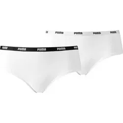 PUMA Underwear - Boxershorts Iconic Hipster 2er Pack Damen PUMA Underwear - Boxershorts Iconic Hipster 2er Pack Damen, Größe M in Weiß Weiß