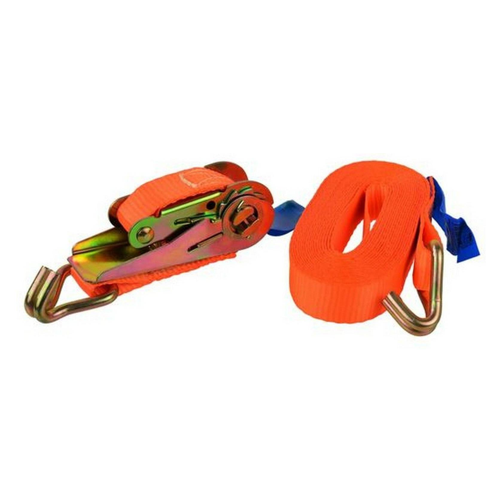 GEKO Spanngurt mit ERGO-Ratsche und Haken, 5m/1T/25mm (24482502)