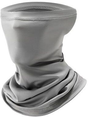 Lush Living Finds Ice Silk Cooling Face Mask UV Protection Neck Gaiter For Cycling, Fishing & Motorcycling light Grey