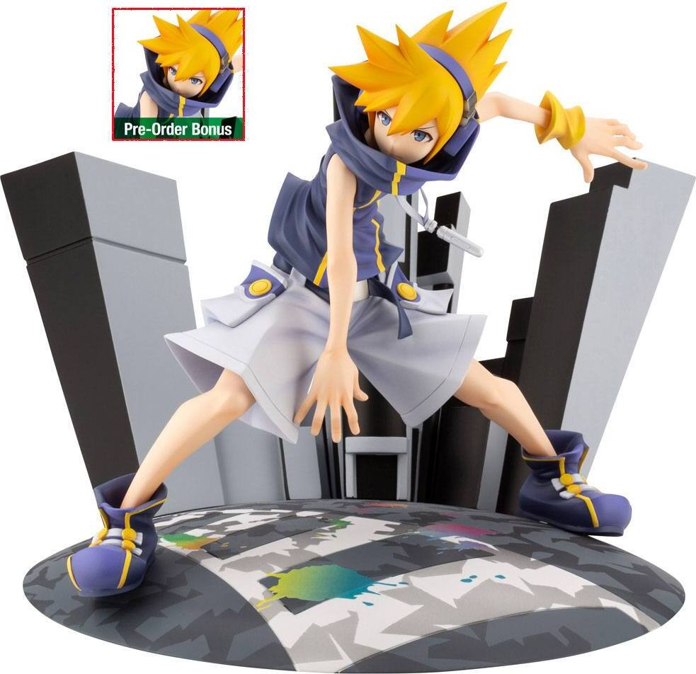 Kotobukiya The World Ends with You: The Animation Neku ARTFXJ-beeldje Bonus Editie, 17 cm