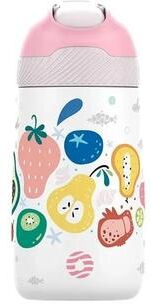 Uplifted Finds Cartoon Pattern Portable Kids Water Bottle 350ml Stainless Steel Thermo Cup For Travel fruit