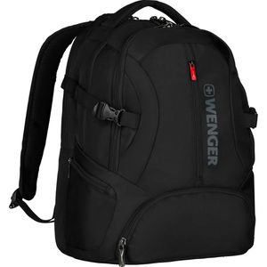 Wenger Laptop-Rucksack Transit, 600636, schwarz, Polyester, bis 16 Zoll