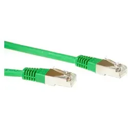 ACT Green 3 meter LSZH SFTP CAT6 patch cable with RJ45 connectors. Cat6 s/ftp lszh green 3.00m (S/FTP, CAT6, 3 m), Netzwerkkabel