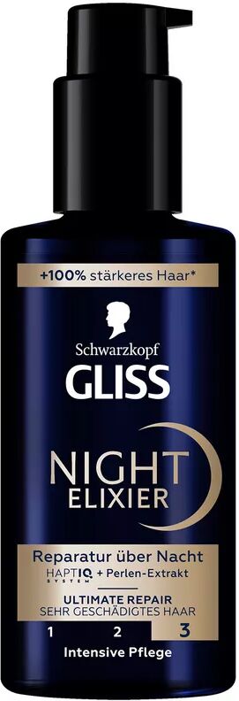 Gliss Kur - Ultimate Repair Night Elixier, 100  ml
