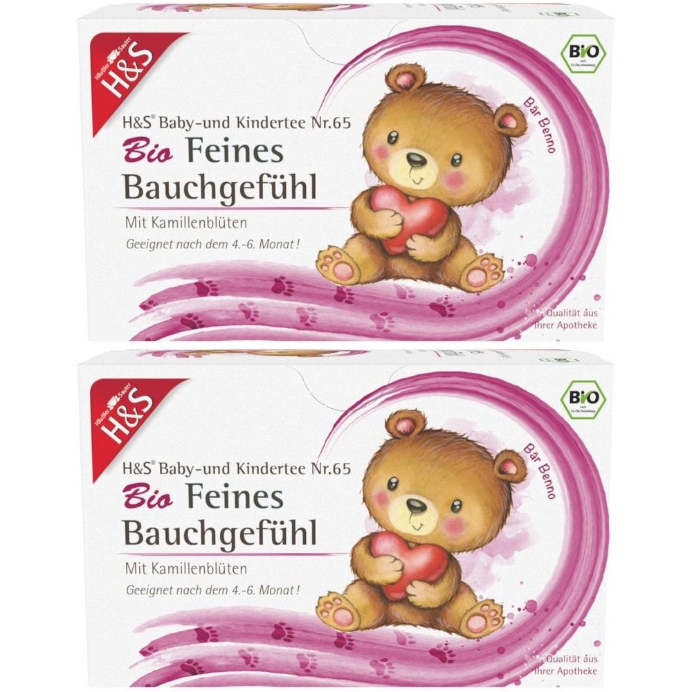 2x H&S Feins Bauchgefühl Bio 2x20x1,5 g Filterbeutel