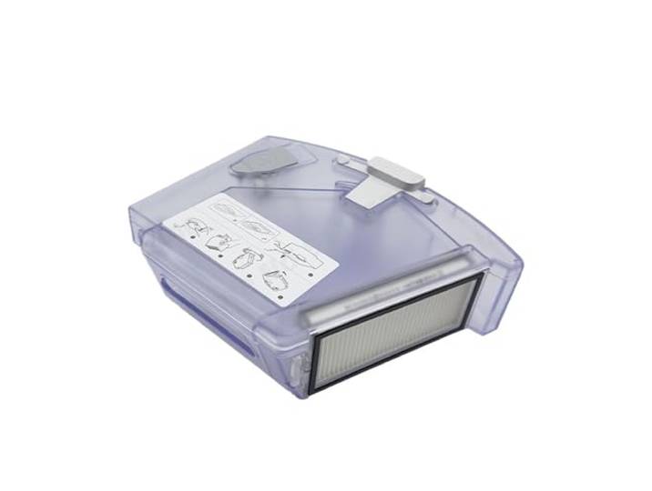 Zubehör Mülleimer Filter Wassertank Combo Einheit Ersatzteile, Kompatibel for Roborock, Q8 Max / Q8 Max+(White)
