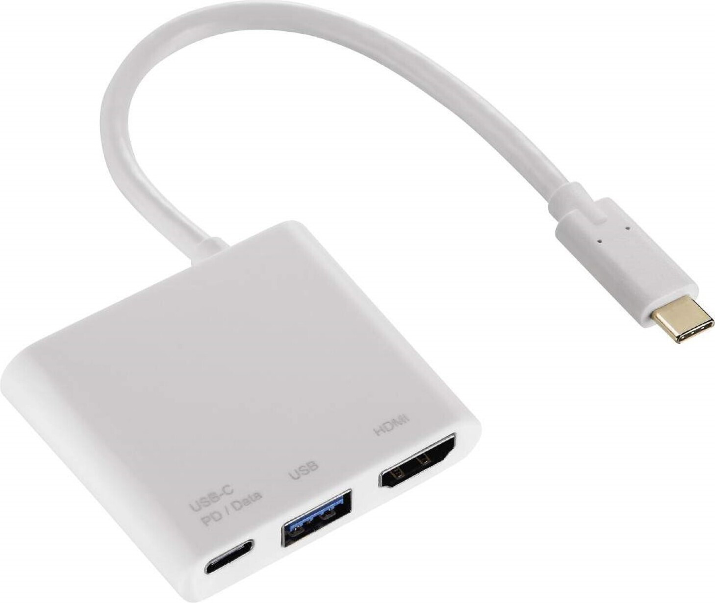 Hama USB-C multiportadapter met 3 poorten en HDMI