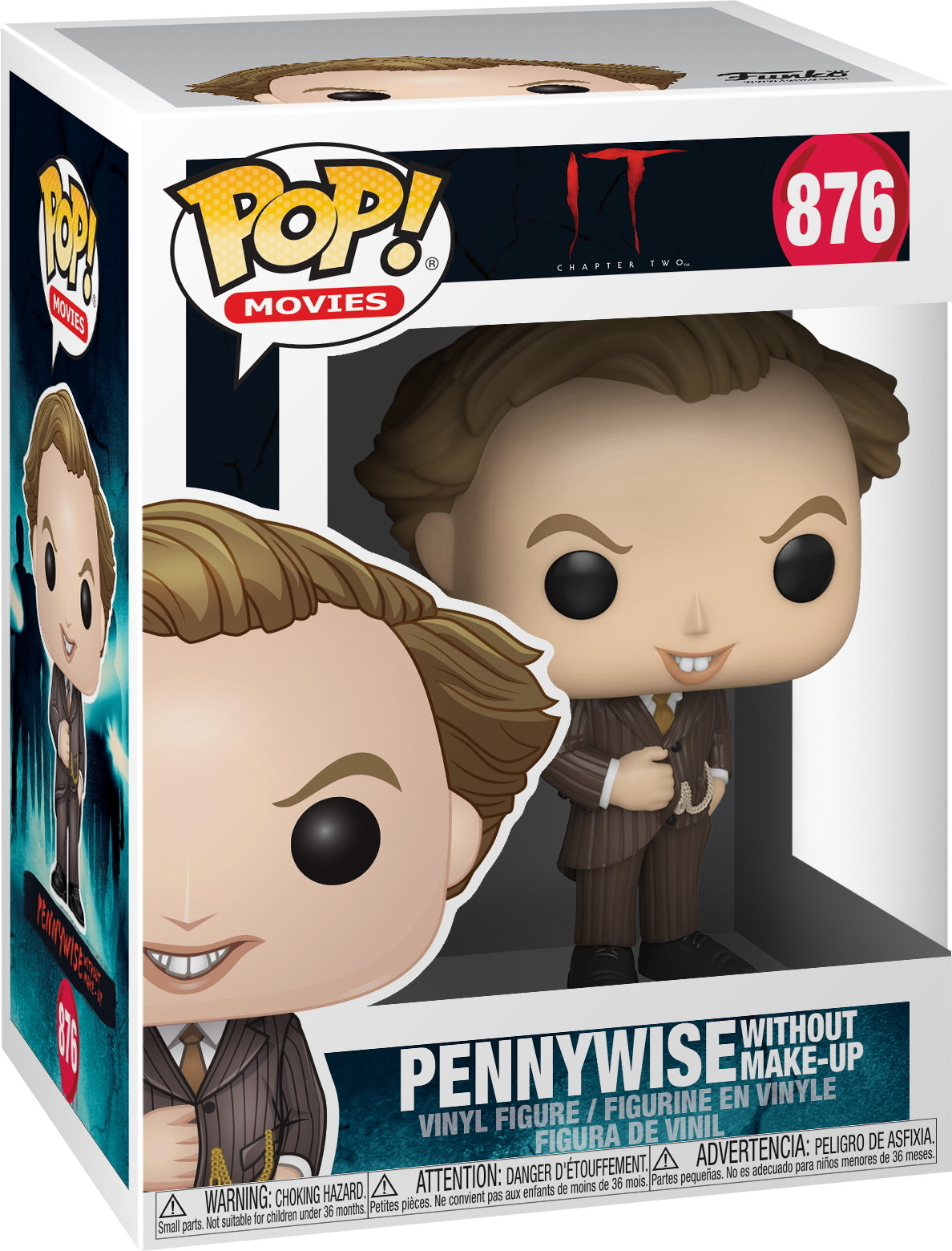 Funko Pop! Vinyl figuur IT 2 - Pennywise zonder make-up nummer 876
