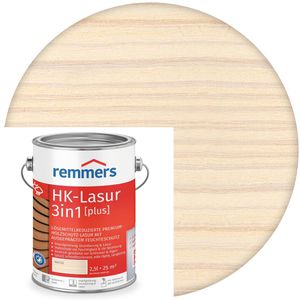Remmers Holzlasur HK-Lasur 3in1 plus, 2,5l, außen, wetterfest, weiß