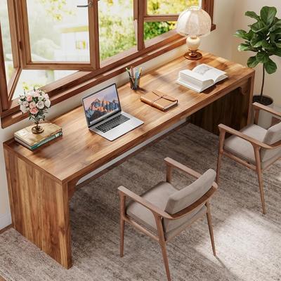Bluebell 2 Person Desk for Home Office, Large Writing Desk for 2 People