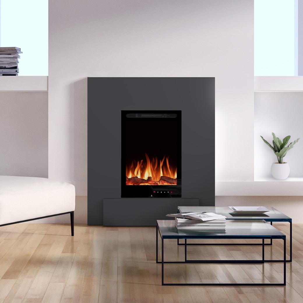 Noble Flame CABO 950 FS [Elektrokamin mit Heizung]: Schwarz