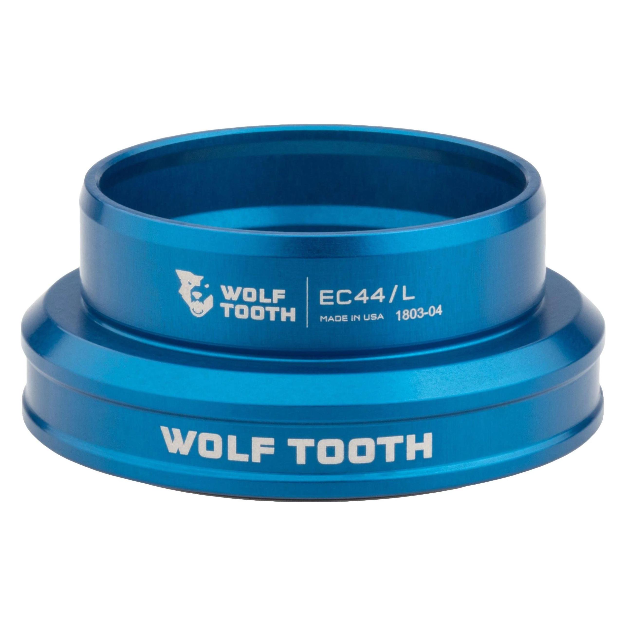 Wolf Tooth Premium Steuersatz Unterteil, 1.5", EC44/40, blue (EC44L-40-BLU)