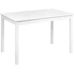 ESSTISCH Weiß 120/75 cm Pappelholz Barlee