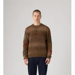 Levi's für Herren. 003B6-0014 Braunes Bouclé-Sweatshirt Presidio (S), Lässig, Acryl, Langarm