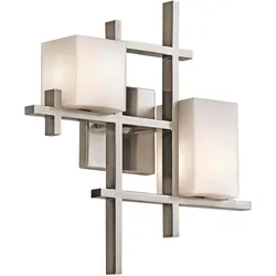 Elstead Lighting, Gartenbeleuchtung, City Lights LED Wandleuchte G9 2-fach Klassisches Zinn (640 lm, G9, IP20)