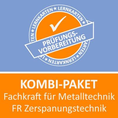 Kombi-Paket Fachkraft für Metalltechnik FR Zerspanungstechnik - Basis + Wiso Lernkarten, Set von Becker Daniel, Princoso, 978-3-692-03016-6